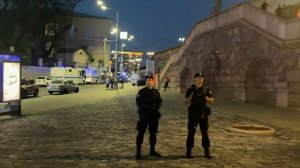 Обстановка на месте ЧП на Кудринской площади в Москве