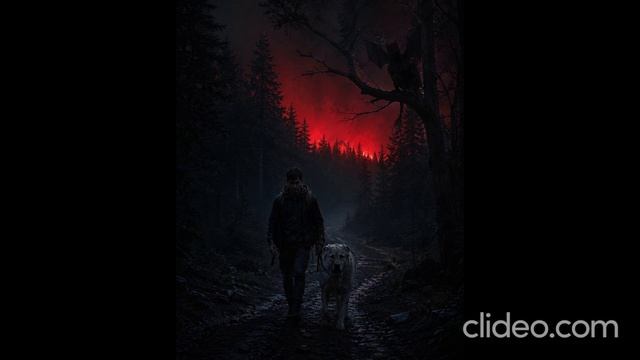 видел красное зарево над лесом когда шел к дядьке на работу ночью. история