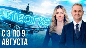 Погода на неделю 3 – 9 августа 2026. Прогноз погоды. Беларусь | Метеогид
