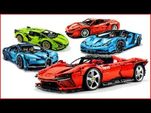 Обзор лучших суперкаров LEGO Technic и аналогов: Ferrari, Bugatti и Lamborghini
