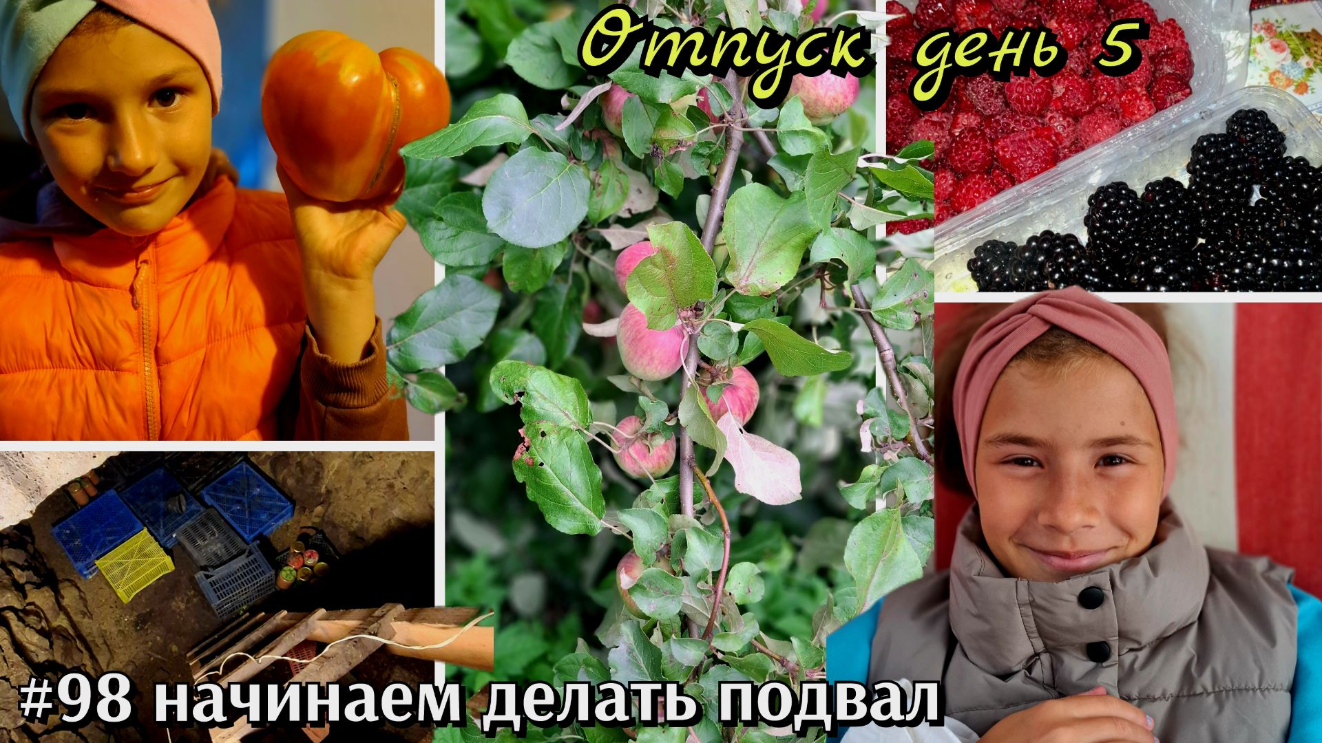 #98 ПЯТЫЙ ДЕНЬ ОТПУСКА / начинаем подговку подвала #деревенскаяжизнь