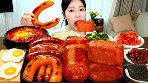 Мукбанг - колбаски