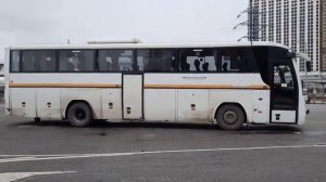 Автобус Голаз-529115-1x следует по маршруту 386(Москва-Павловский Посад)