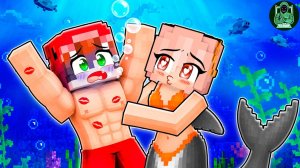 Пленник ДЕВУШКИ-АКУЛЫ в #Minecraft