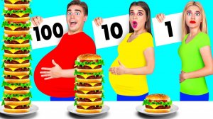 100 СЛОЕВ ЕДЫ ЧЕЛЛЕНДЖ #6