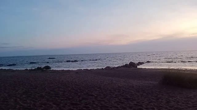 вечерний красивый закат.