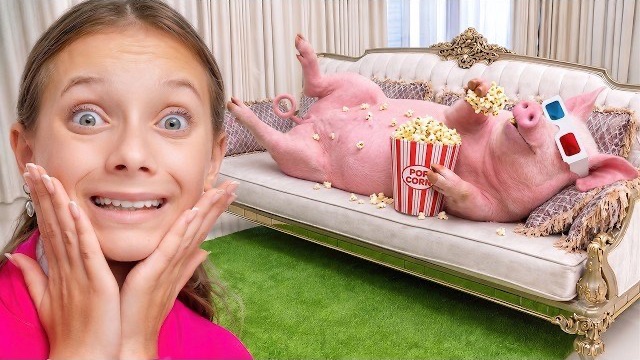 Домашние животные захватили дом. Дети узнают, как они живут и что едят