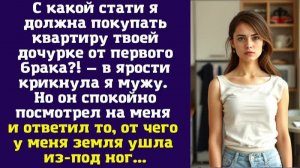 С какой стати я должна покупать квартиру твоей дочурке от первого брака — в ярости крикнула я мужу