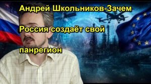 Андрей Школьников Зачем Россия создаёт свой панрегион