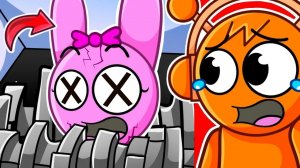 спрунки sprunki Орен и Пинки реагируют 😯 на разные и прикольные видео про спрунки но в 3D виде 🔥