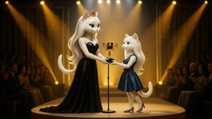 👗✨ От кошки из трущоб до королевы моды – невероятное путешествие мечты Лизы!🐾💖 #SadAICatSt