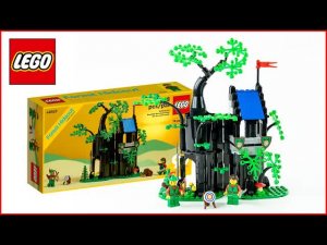 Сборка набора LEGO Castle 40567 Лесное убежище
