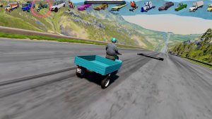 🚀400 миль/ч за секунду: кто выдержит удар и проедет дальше в BeamNG?! 🔥 | BeamNG| Мультики