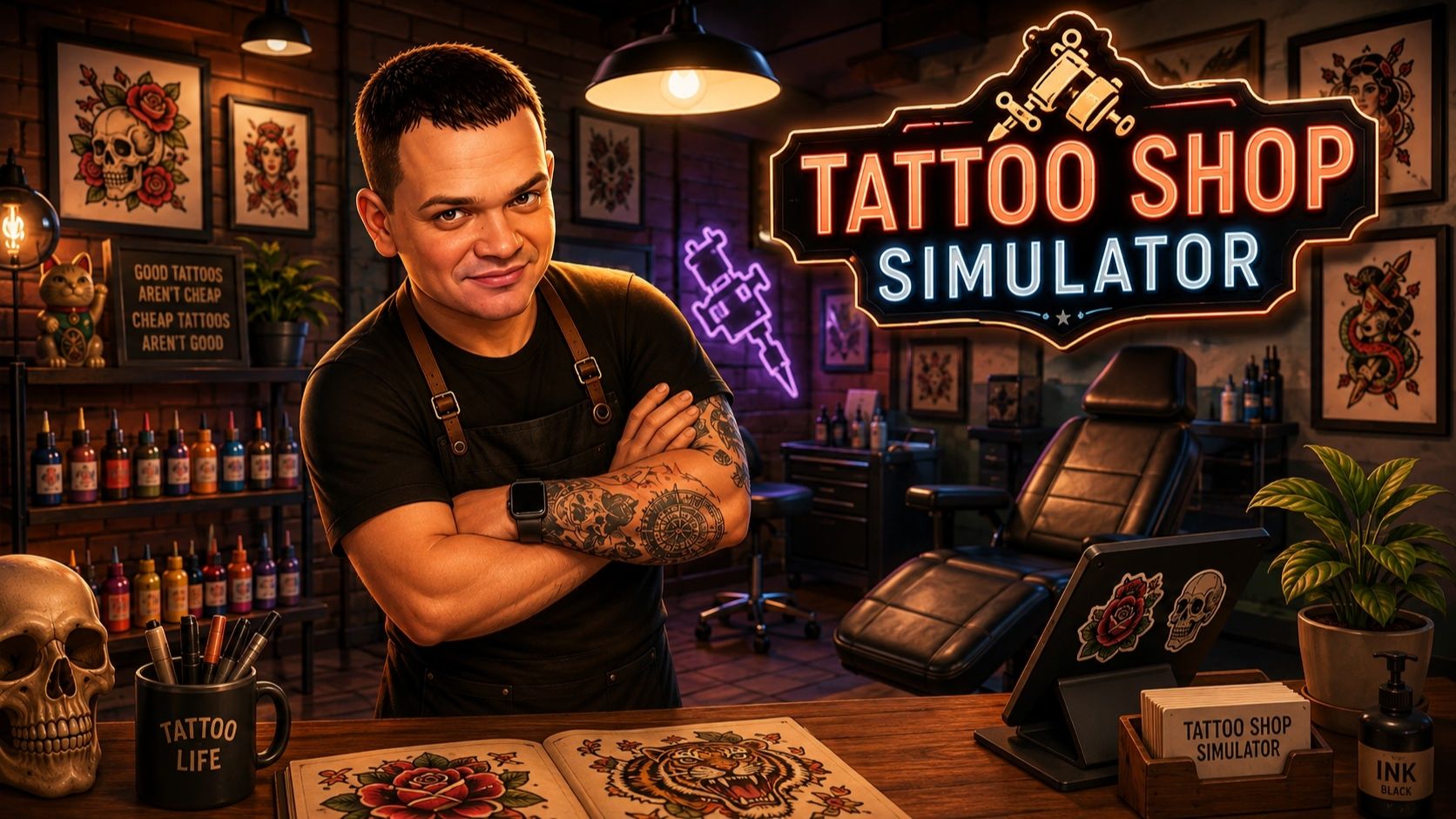 Симулятор тату-мастера | Tattoo Shop Simulator