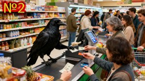 Ворон открывает магазин в Supermarket Simulator