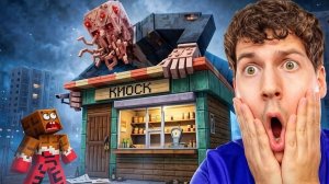 НЕ ПОКУПАЙ СЫР НОЧЬЮ!😱 ОНО ПРИДЁТ ЗА ТОБОЙ! СТРАШНЫЙ КИОСК В МАЙНКРАФТ [Владус]