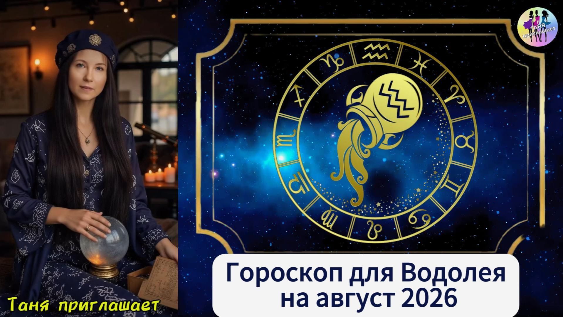 ВОДОЛЕЙ - Гороскоп на август 2026