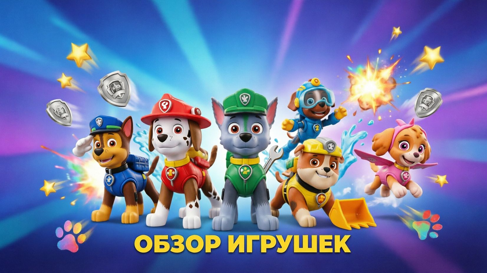 🚨 Обзор игрушек Щенячий патруль: Маршалл, Чейз и другие 🚨🚨