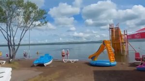 Курорт Озеро Шира .Пляж озера Шира .Хакасия
