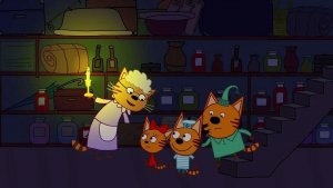 Три кота, развивающие игры для детей.