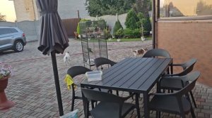 Николай приехал поливать газон!