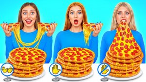Едим Без рук vs Одной рукой vs Двумя руками Челлендж