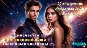 Отношения Звёздных Душ с Земными. Одиночество | Родственные Души | Токсичные партнёры (4 часть)