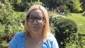 Съездили на дачу. Очень много яблок.