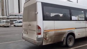 Микроавтобус Луидор-223237(MB Sprinter Classic) следует по маршруту 322