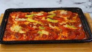 КАБАЧОК с помидорами и сыром в духовке | Легкий ужин | Просто и вкусно!