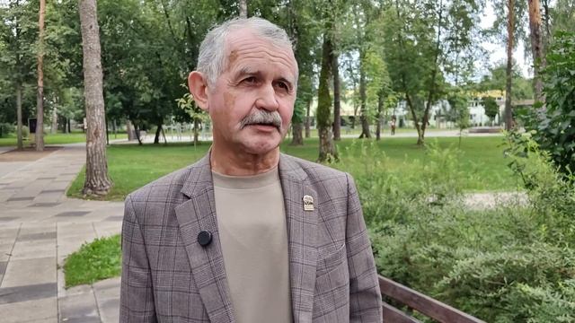 В сквере ветеранов