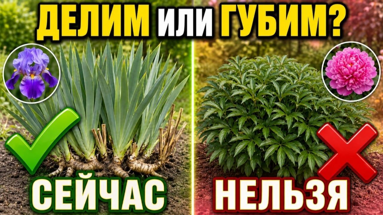 РАЗДЕЛИТЕ ЭТИ МНОГОЛЕТНИКИ сейчас - зацветут пышнее. А эти погубите