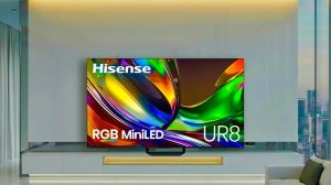 Обзор Телевизора RGB - MiniLED Hisense 55UR8S или лучшая АЛЬТЕРНАТИВА TCL C8L SQD-MiniLED!
