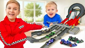Рома и Друзья на Трассе Hot Wheels F1!