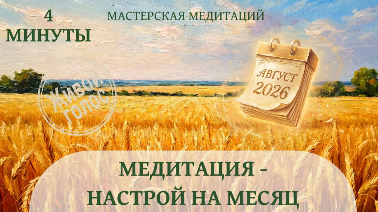 Медитации-настройки на месяц