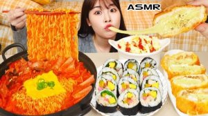 Мукбанг - острая лапша - острый вкус