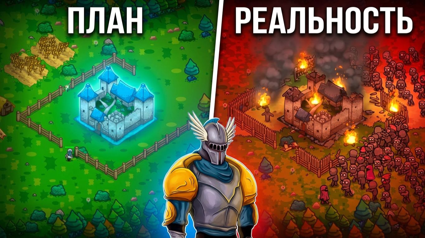 Хаос в Kingdoms Vs Zombies: когда армия и укрепления не спасают