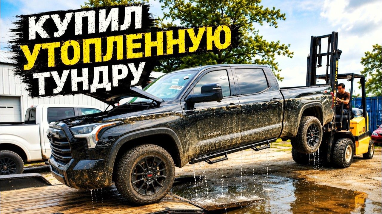 КАК ВЫЖИВАЮТ РУССКОЯЗЫЧНЫЕ НА ЗАГНИВАЮЩЕМ ЗАПАДЕ Купил утопленную Toyota Tundra Есть ли шанс оживить