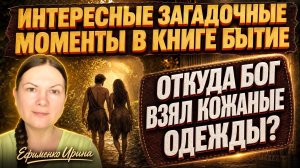 ИНТЕРЕСНЫЕ ЗАГАДОЧНЫЕ МОМЕНТЫ В КНИГЕ БЫТИЕ. Часть 3. Откуда Бог взял кожаные одежды в Раю? Ирина