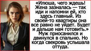 Рассказы про свекровь. Илюша, иди разберись с ней! Из своей-то квартиры она все равно не уйдет.