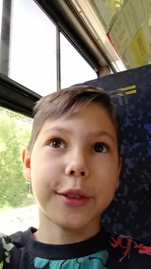 я в автобусе