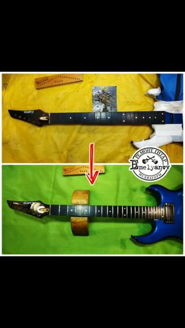 Carvin после замены ладов