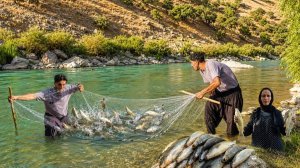 🥇🔥 Секреты кочевого рыбака: простые способы ловли на дикой реке Загрос 🐟🏔️