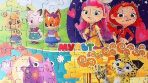 Мультики Собираем пазлы вместе. для детей