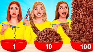 100 Слоев Еды Челлендж c Candy DO