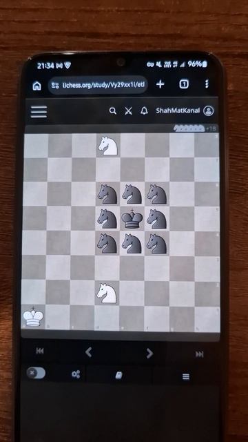 Маты конями в центре доски! Шахматы