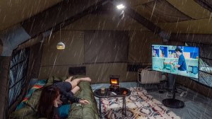 Ливень и гроза в горах — а в палатке уютнее дома