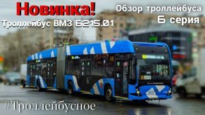 Новинка! Троллейбус ВМЗ-6215.01 «ПРЕМЬЕР» на улицах Санкт-Петербурга #троллейбусное#trolleybus