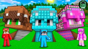 Мы построили ЛУЧШИЕ СЕКРЕТНЫЕ ПОДЗЕМНЫЕ БАЗЫ в #Minecraft!