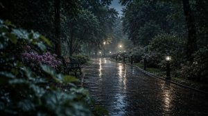 Нежный дождь для засыпания | Звуки дождя для сна — спокойный шум дождя на ночь